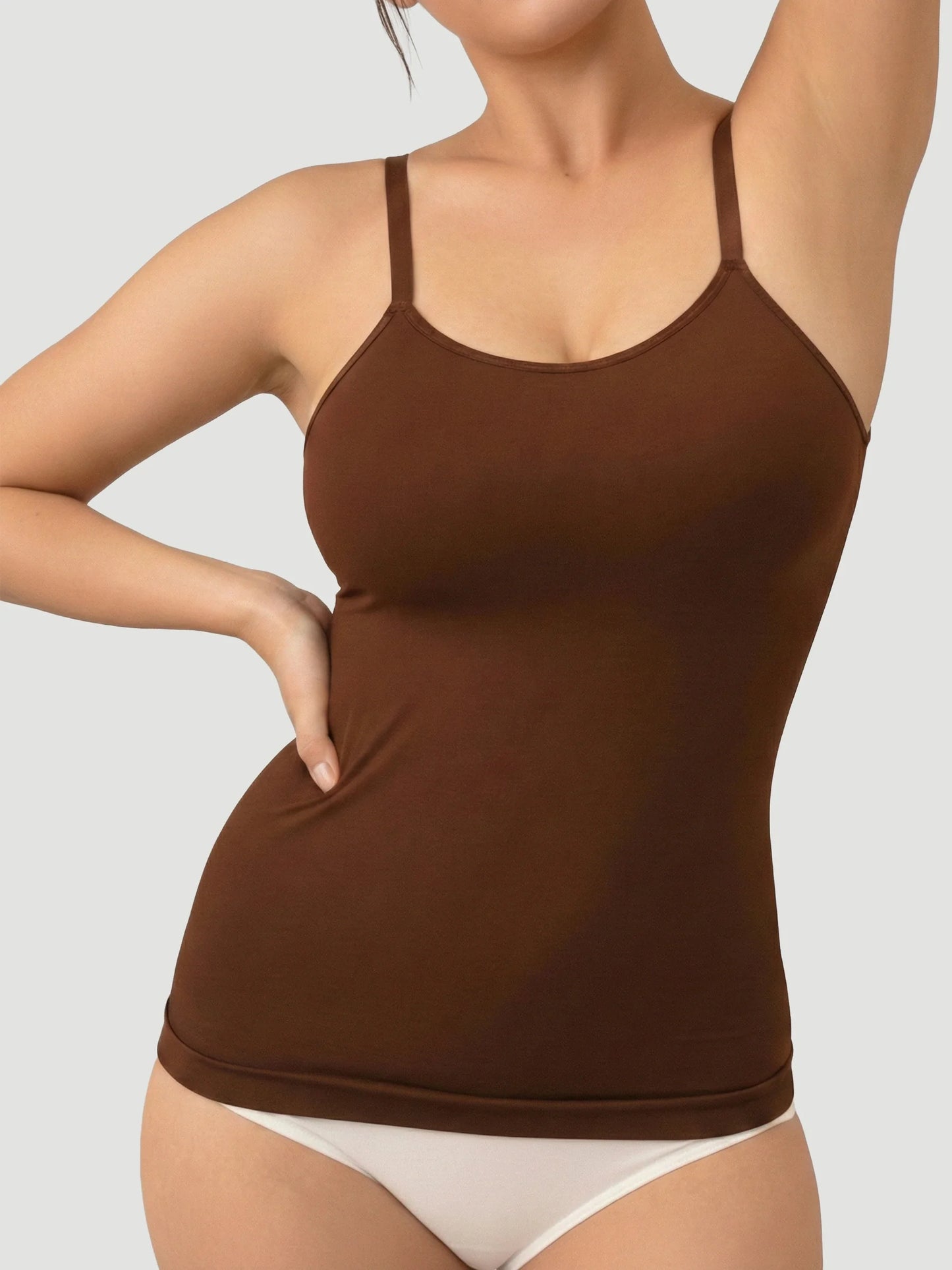 Lumisensy® Shaping Scoop Neck Cami Back and Tummy Control