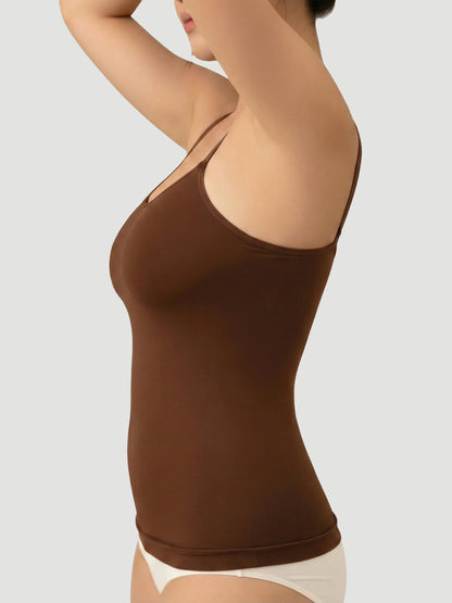 Lumisensy® Shaping Scoop Neck Cami Back and Tummy Control