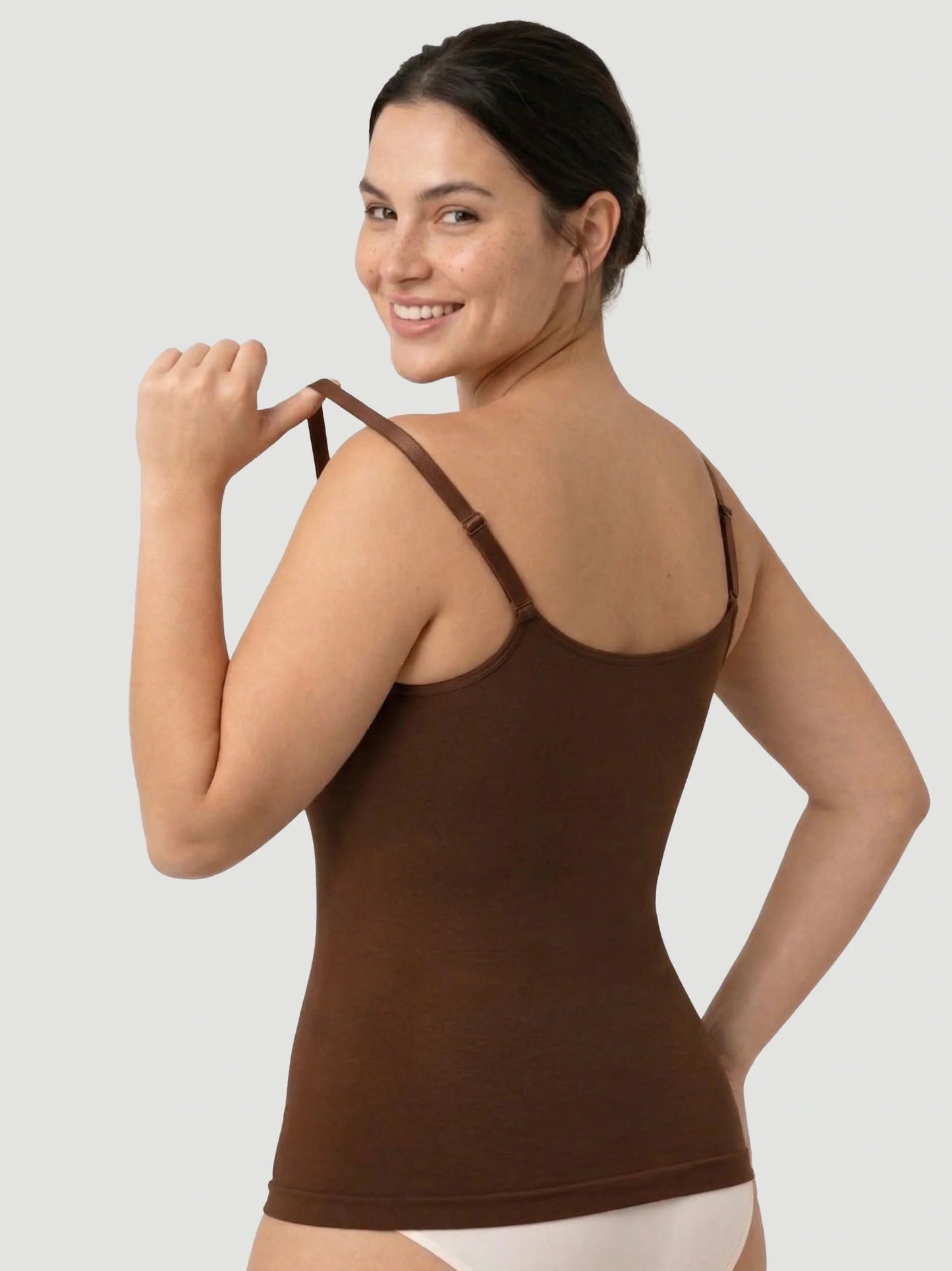 Lumisensy® Shaping Scoop Neck Cami Back and Tummy Control