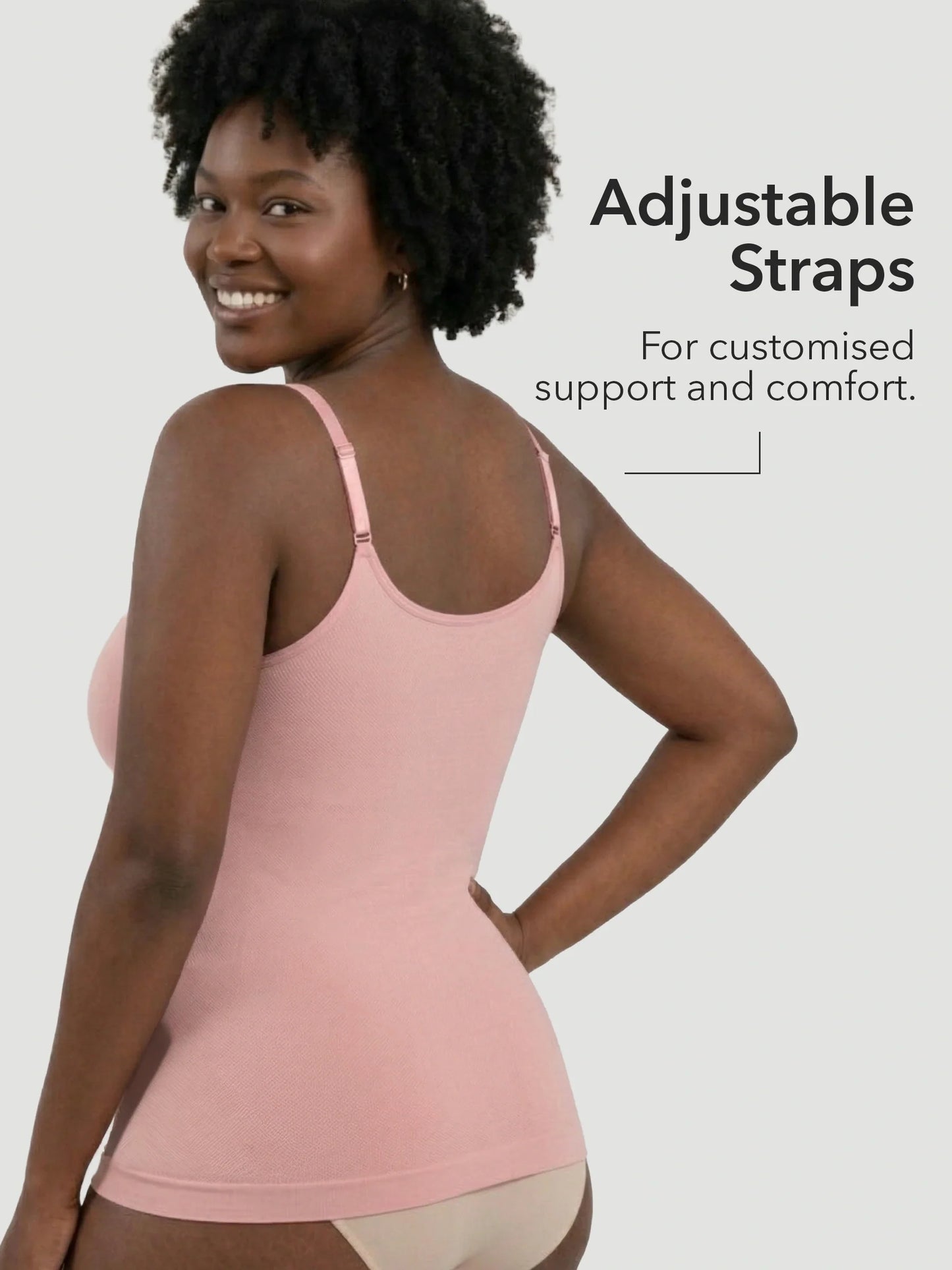 Lumisensy® Shaping Scoop Neck Cami Back and Tummy Control