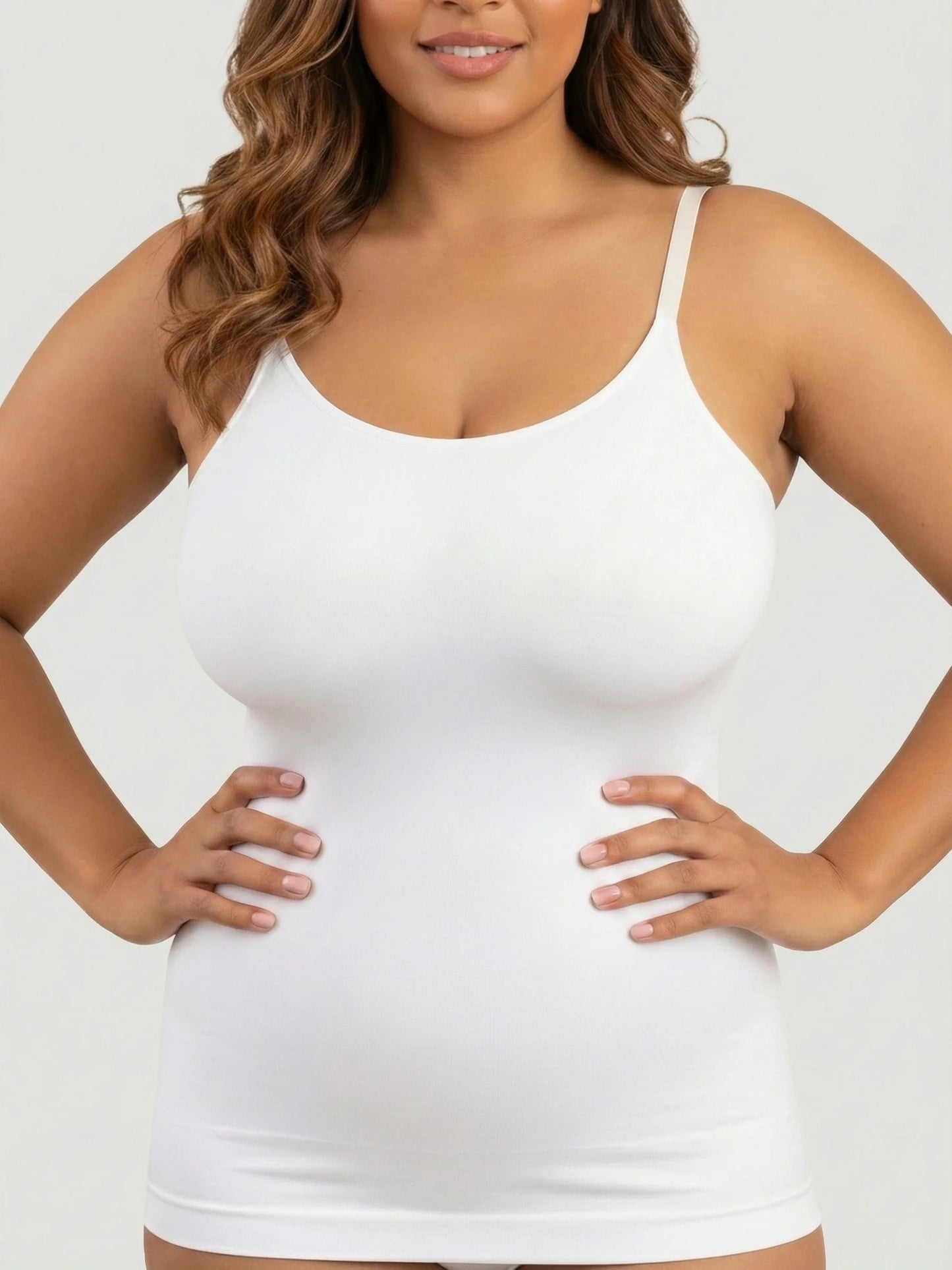 Lumisensy® Shaping Scoop Neck Cami Back and Tummy Control