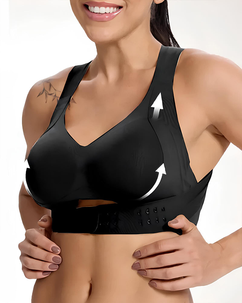 Confident Push-Up Sports Bra in Nude - Everyday Comfort | Lumisensy
