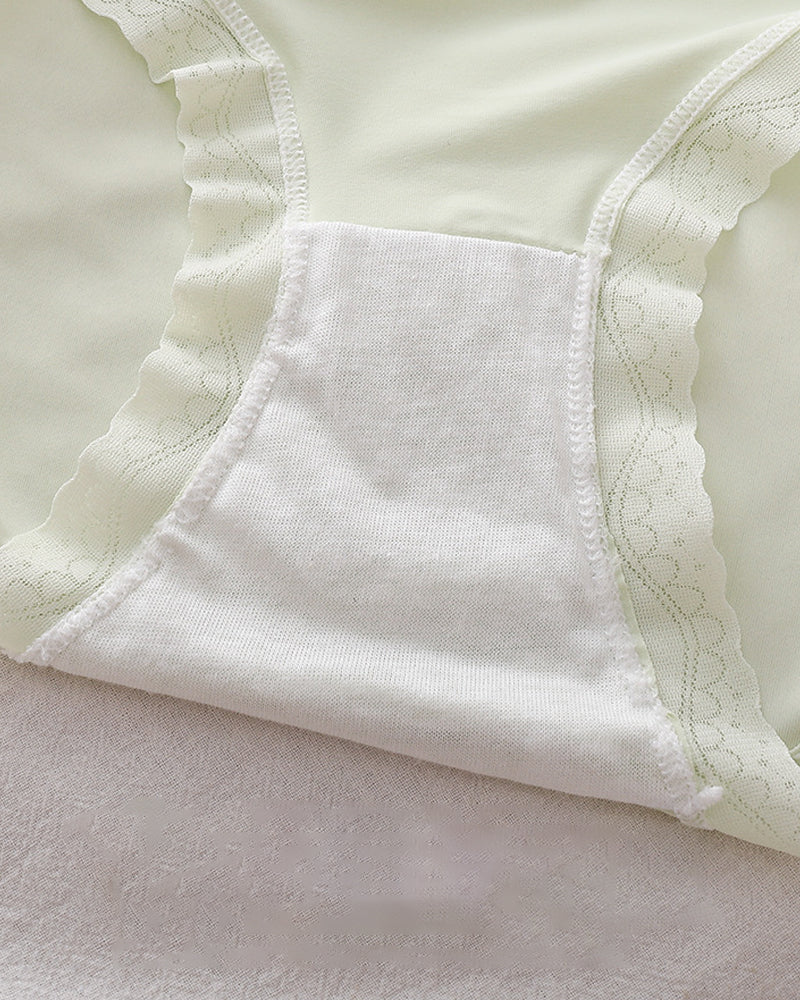 Cool Breathable Cotton Briefs in White - Soft Cotton | Lumisensy