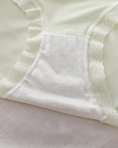 Cool Breathable Cotton Briefs in White - Soft Cotton | Lumisensy