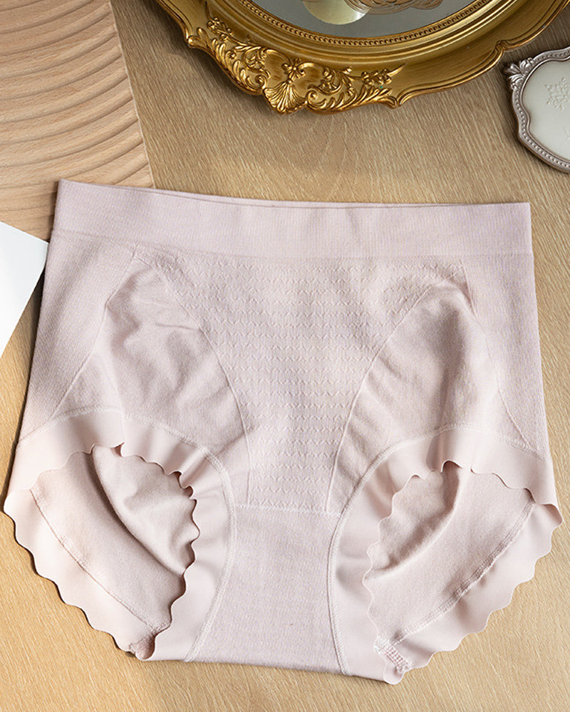 Luxurious Silk Hip-Lift Panties in Green - Seamless Invisible | Lumisensy