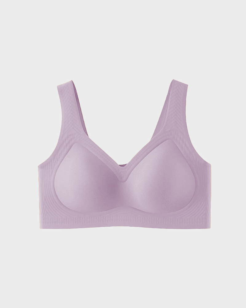 Comfort Support Full-Cup Bra in White - Everyday Comfort | Lumisensy